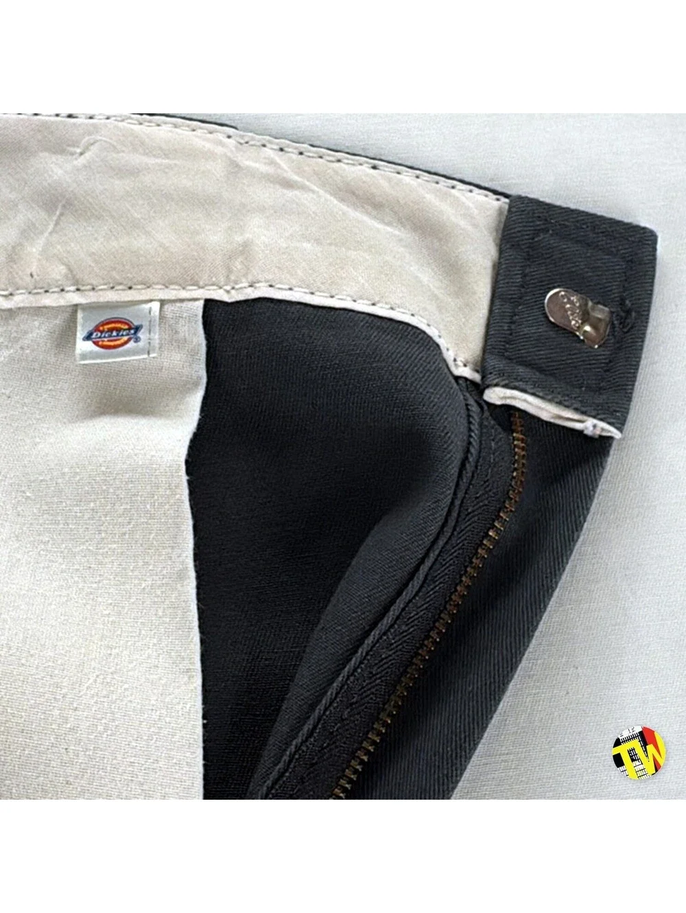 Vintage 90s Dickies Cut Off Work Shorts Faded Black Skater